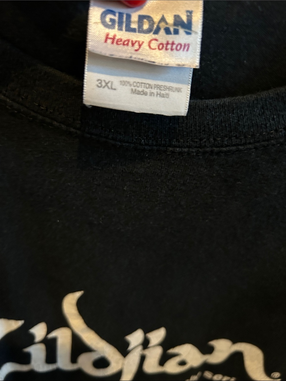 Zildjian Cymbals Men's Black Logo T-Shirt - Picture 2 of 3